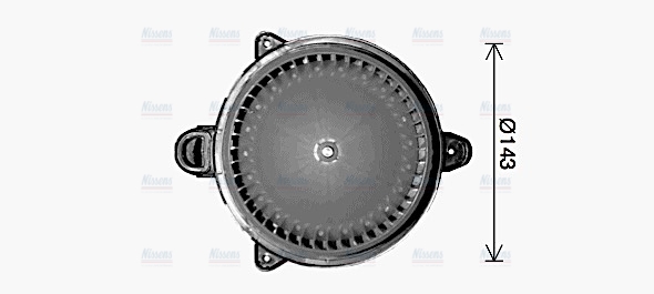 AVA Cabin Fan Blower Motor FD8668