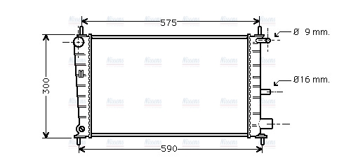 AVA Coolant Radiator FDA2217