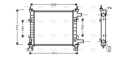 AVA Coolant Radiator FDA2260