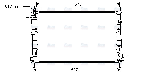 AVA Coolant Radiator FDA2335