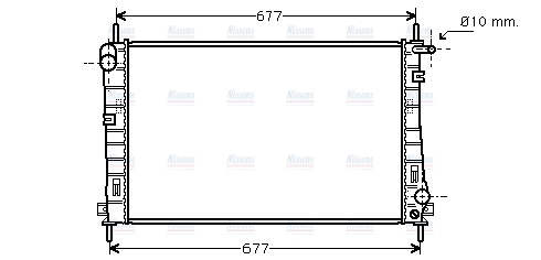 AVA Coolant Radiator FDA2336