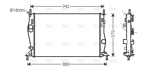 AVA Coolant Radiator FDA2596