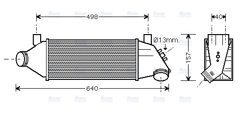 AVA Charge Air Intercooler FDA4315