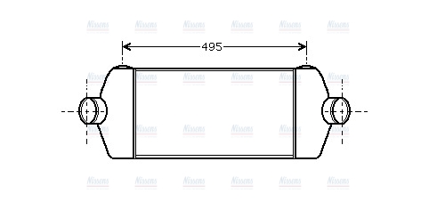 AVA Charge Air Intercooler FDA4406