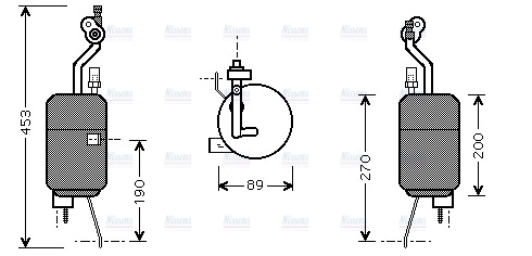 AVA Aircon Receiver Dryer Filter FDD310