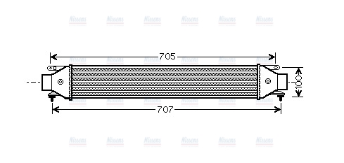AVA Charge Air Intercooler FT4392