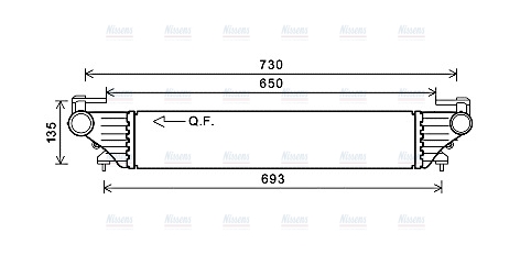AVA Charge Air Intercooler FT4415
