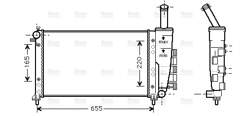 AVA Coolant Radiator FTA2275