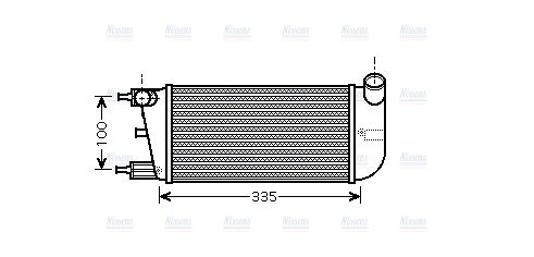 AVA Charge Air Intercooler FTA4352