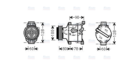 AVA Aircon Compressor FTAK103