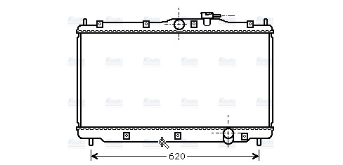 AVA Coolant Radiator HD2078