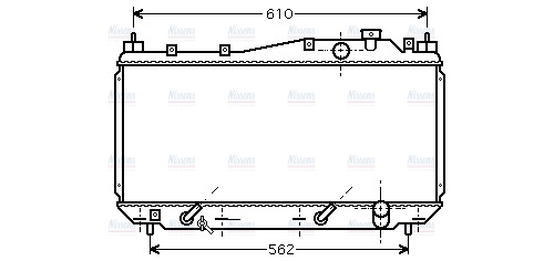AVA Coolant Radiator HD2114