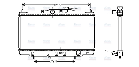 AVA Coolant Radiator HD2118