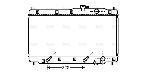 AVA Coolant Radiator HD2172