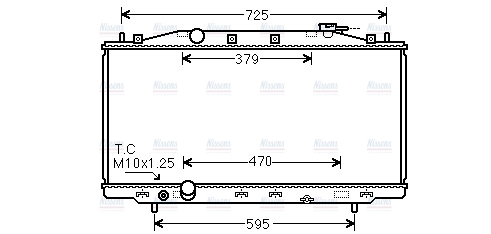 AVA Coolant Radiator HD2284
