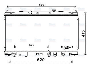 AVA Coolant Radiator HD2288