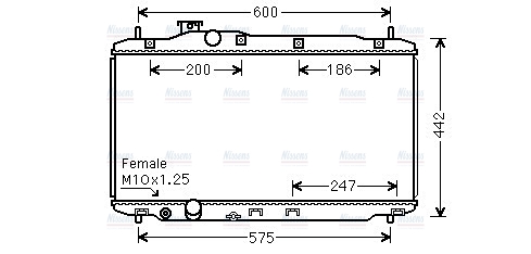 AVA Coolant Radiator HD2296