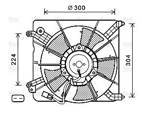 AVA Radiator Cooling Fan HD7537