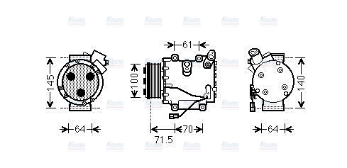 AVA Aircon Compressor HDAK235