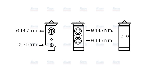 AVA Aircon Expansion Valve HY1325