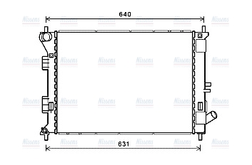 AVA Coolant Radiator HY2335