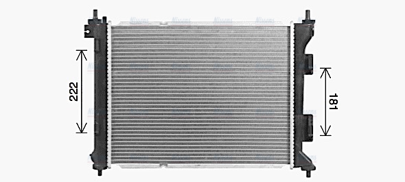 AVA Coolant Radiator HY2479