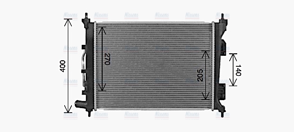 AVA Coolant Radiator HY2490
