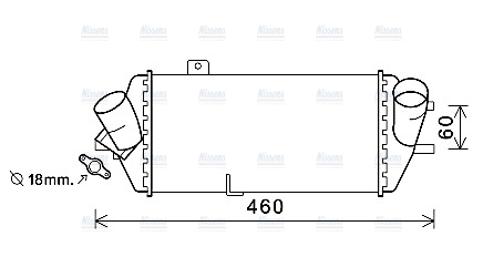 AVA Charge Air Intercooler HY4389