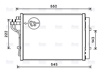 AVA Aircon Condenser HY5445D