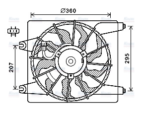 AVA Radiator Fan HY7560