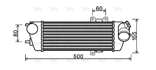 AVA Charge Air Intercooler HYA4227