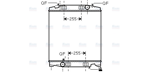 AVA Coolant Radiator IV2066