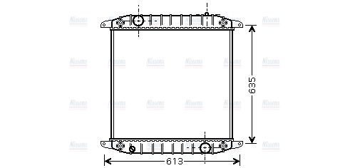 AVA Coolant Radiator IV2078