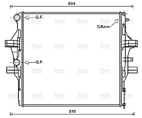 AVA Coolant Radiator IV2125