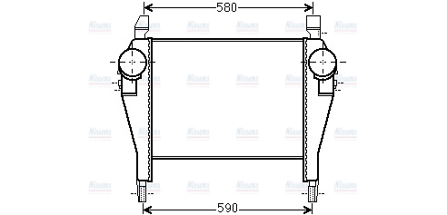 AVA Charge Air Intercooler IV4106