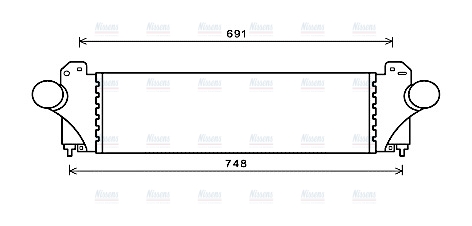 AVA Charge Air Intercooler IV4129