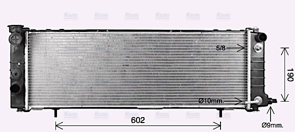 AVA Coolant Radiator JE2078