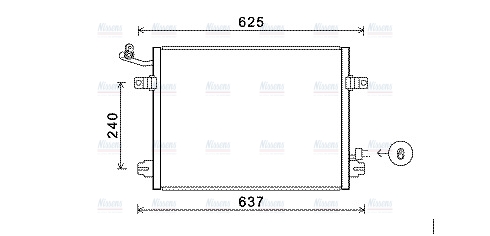 AVA Aircon Condenser JRA5048