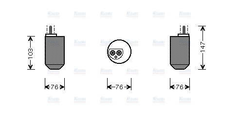 AVA Aircon Receiver Dryer Filter JRD028
