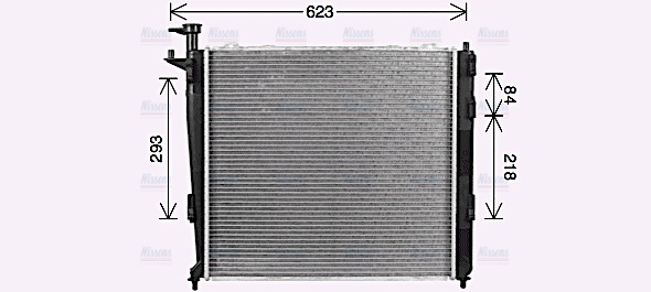 AVA Coolant Radiator KA2304