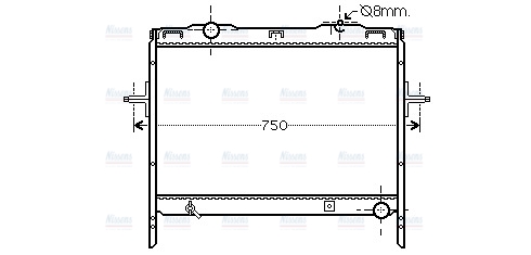 AVA Coolant Radiator KAA2128