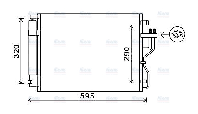 AVA Aircon Condenser KAA5151D