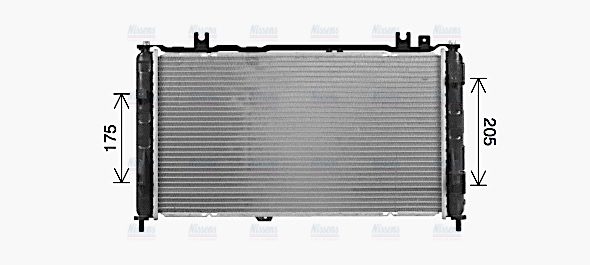 AVA Coolant Radiator LA2038