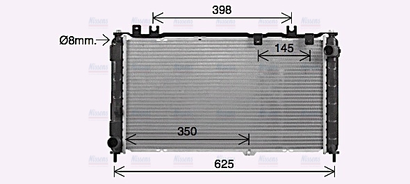 AVA Coolant Radiator LA2038
