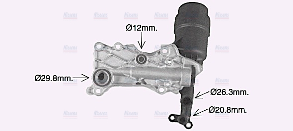 AVA Oil Cooler & Filter Housing MS3741H