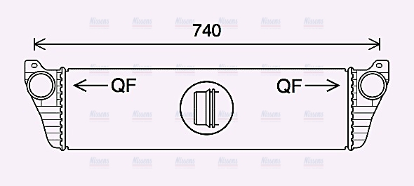 AVA Charge Air Intercooler MS4690