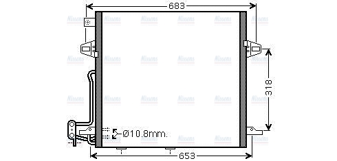 AVA Aircon Condenser MS5406D