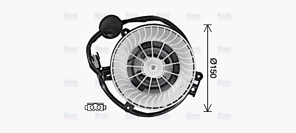 AVA Cabin Fan Blower Motor MS8771