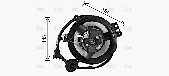 AVA Cabin Fan Blower Motor MS8771