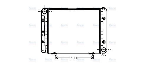 AVA Coolant Radiator MSA2066